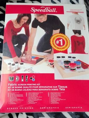 New Sale Speedball Fabric Screen Printing Kit, Screen Printing Made Easy